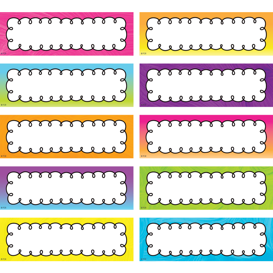 Brights 4Ever Labels Magnetic Accents-Accents-Tools 4 Teaching-Classroom Decor and More