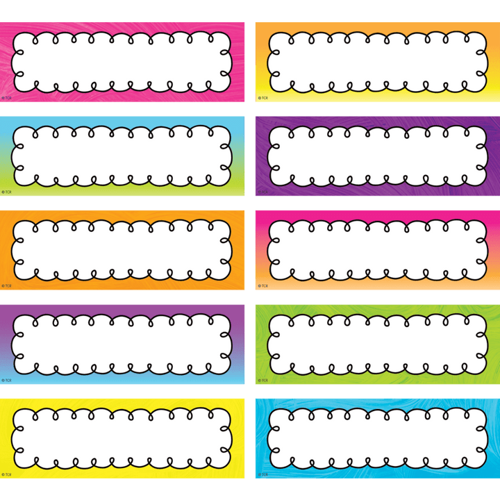 Brights 4Ever Labels Magnetic Accents-Accents-Tools 4 Teaching-Classroom Decor and More