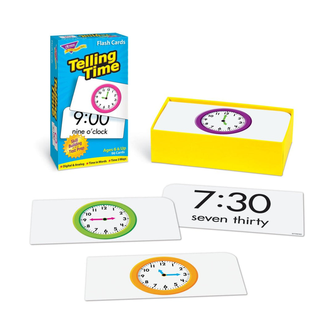 Telling Time Skill Drill Flash Cards-Flashcards-Tools 4 Teaching-Classroom Decor and More