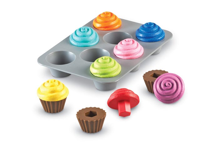 Smart Snacks® Shape Sorting Cupcakes-Baby & Toddler-Tools 4 Teaching-Classroom Decor and More