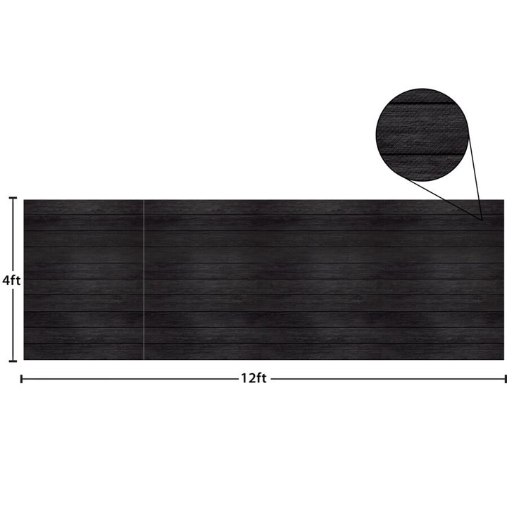 Better Than Paper® Bulletin Board Roll: Black Wood-Bulletin Board Paper - Better Than Paper-Tools 4 Teaching-Classroom Decor and More