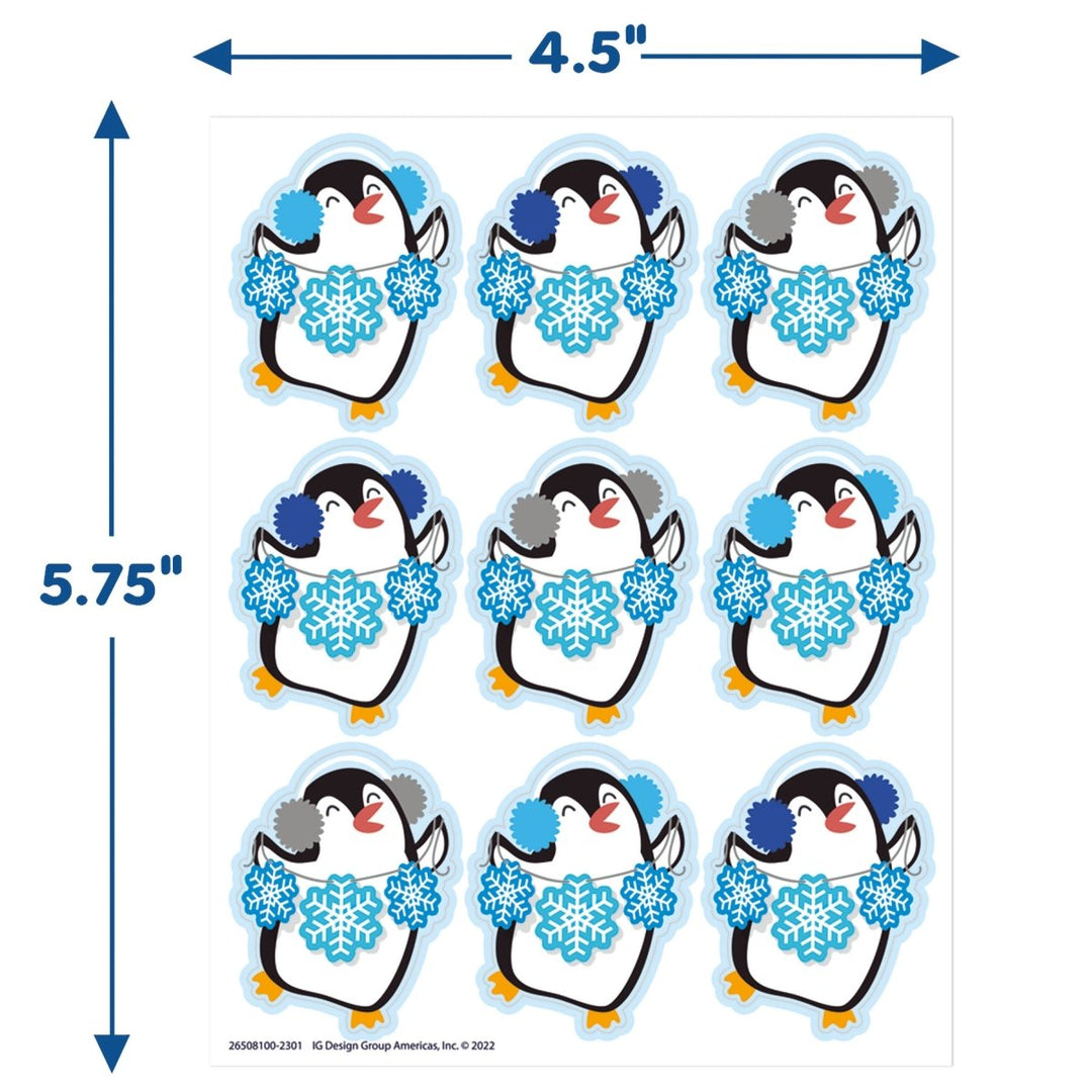 Winter Penguin Stickers Giant-Tools 4 Teaching-Classroom Decor and More