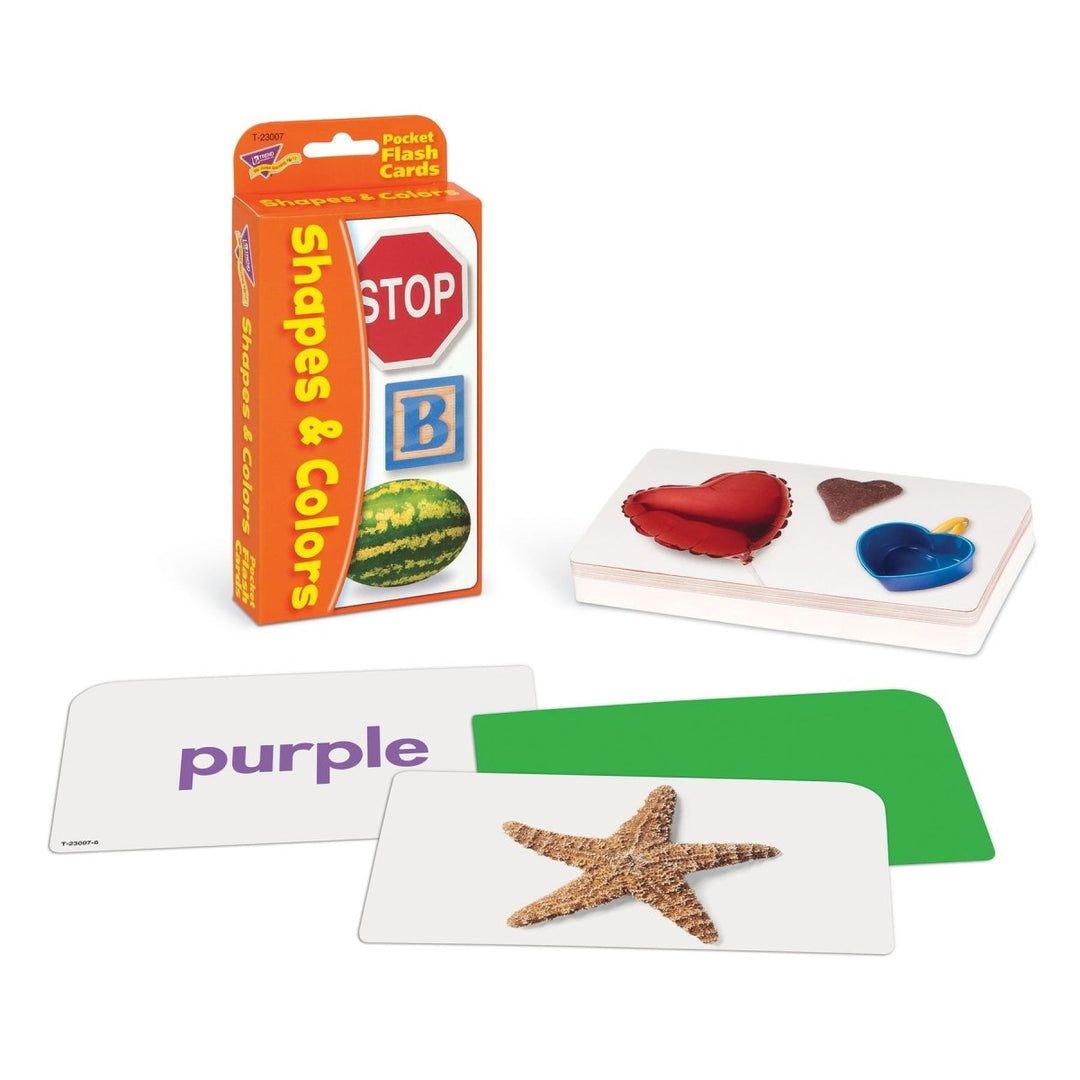 Shapes & Colors Pocket Flash Cards-Flashcards-Tools 4 Teaching-Classroom Decor and More