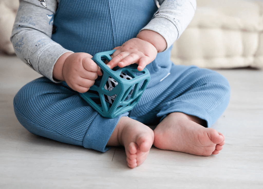 Chew Cube - Turquoise-Baby & Toddler-Tools 4 Teaching-Classroom Decor and More