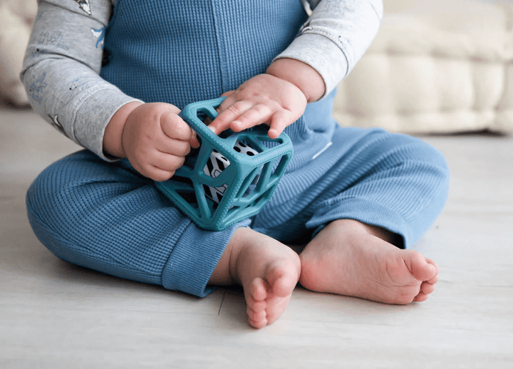 Chew Cube - Turquoise-Baby & Toddler-Tools 4 Teaching-Classroom Decor and More