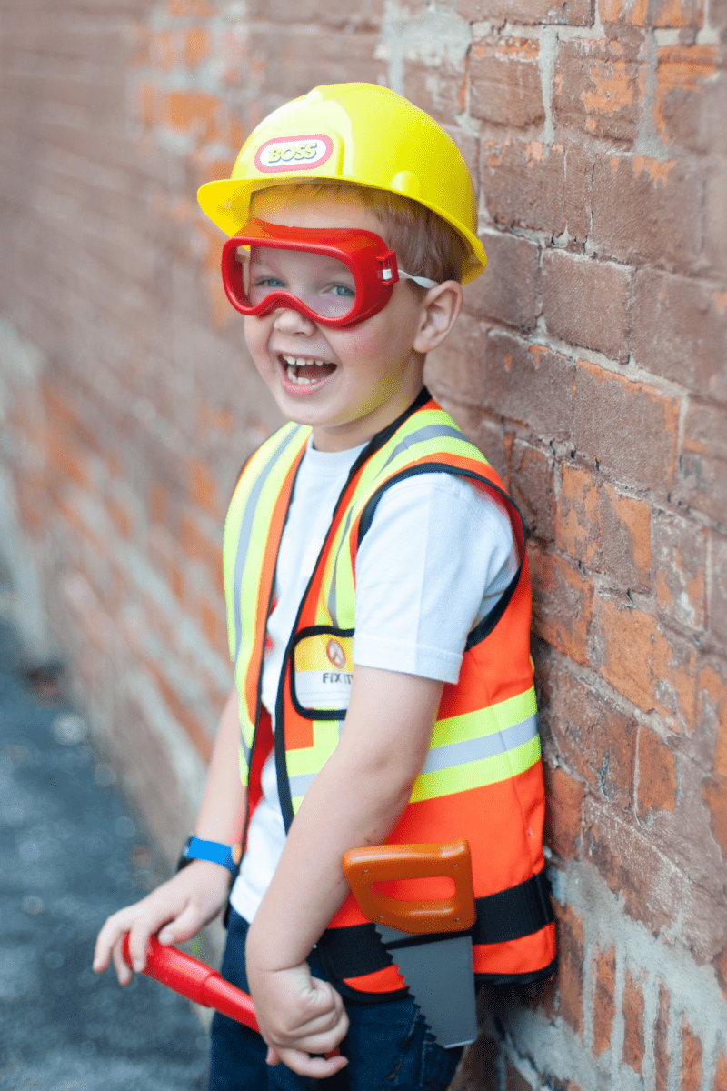 Construction Worker with Accessories-Dress Up & Jewelry-Tools 4 Teaching-Classroom Decor and More