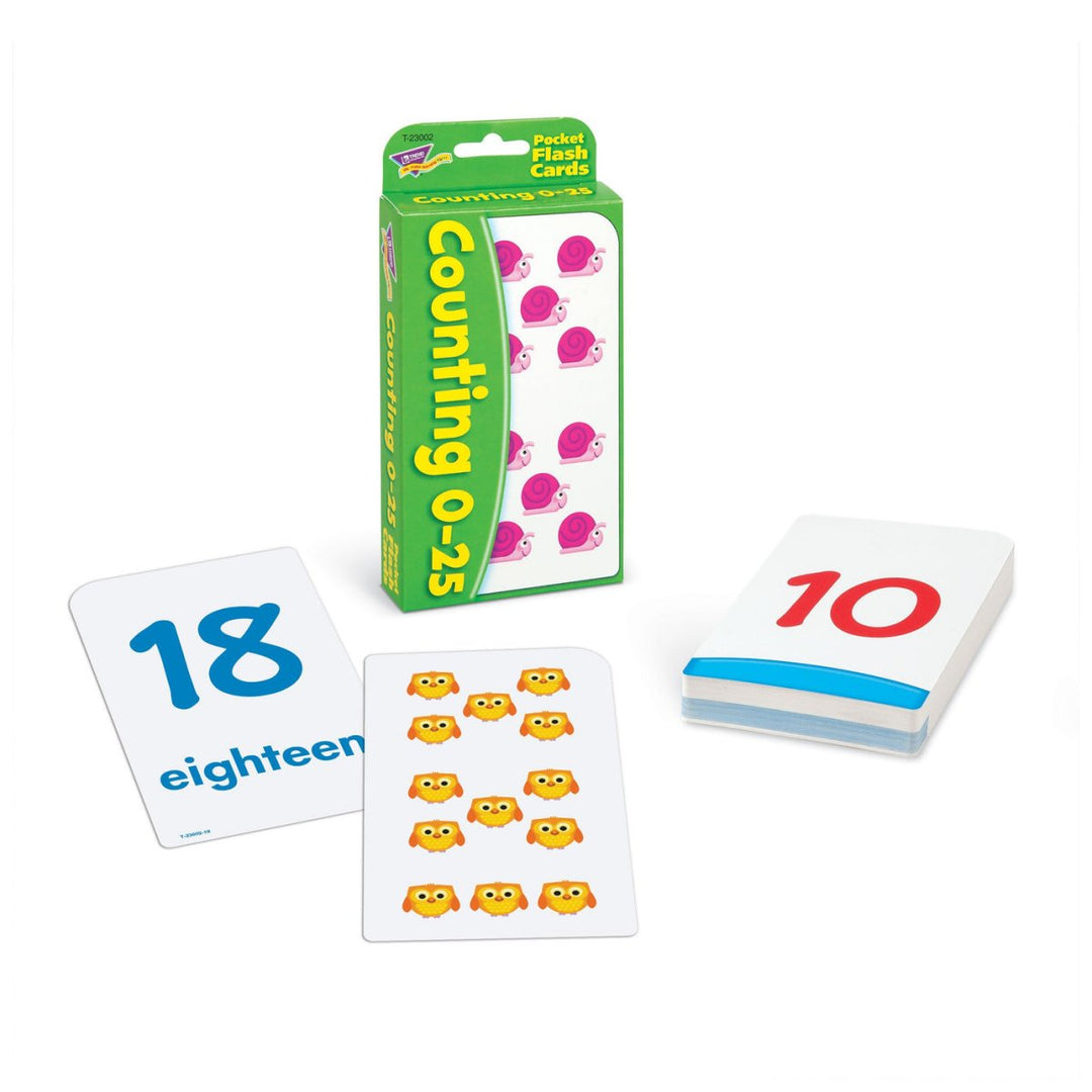 *Counting 0-25 Pocket Flash Cards-Numbers, Counting & Sorting-Tools 4 Teaching-Classroom Decor and More