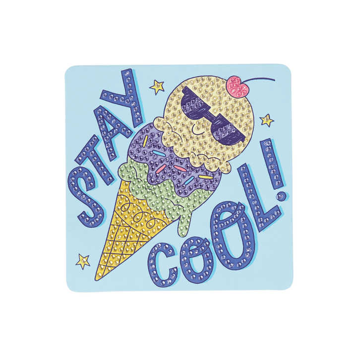 Razzle Dazzle DIY Gem Art Kit - Cool Cream-Craft Activity-Tools 4 Teaching-Classroom Decor and More