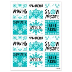 Snowflakes Rewards Stickers-Tools 4 Teaching-Classroom Decor and More