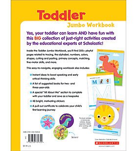 Toddler Jumbo Workbook-Subjects - Books - Across the Curriculum Books-Tools 4 Teaching-Classroom Decor and More