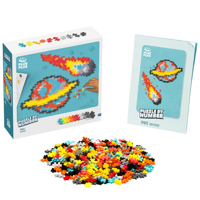 PLUS PLUS® Puzzle by Number® - 500 PC - Space-Plus Plus-Tools 4 Teaching-Classroom Decor and More