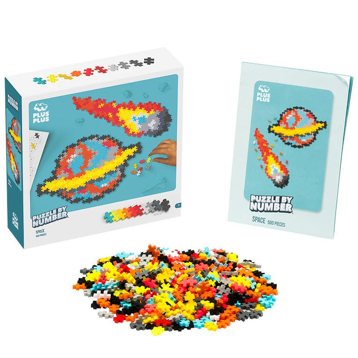 PLUS PLUS® Puzzle by Number® - 500 PC - Space-Plus Plus-Tools 4 Teaching-Classroom Decor and More