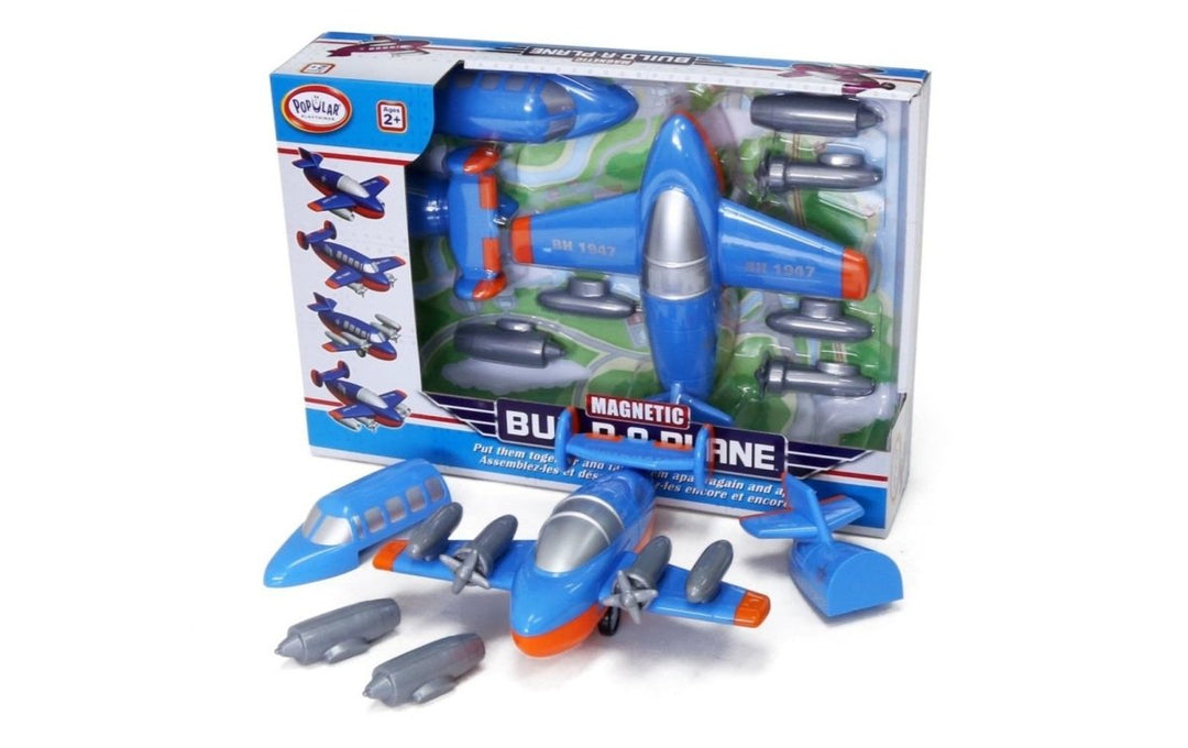 Magnetic Build-A-Plane (Assorted Colors)-Vehicles & Construction-Tools 4 Teaching-Classroom Decor and More