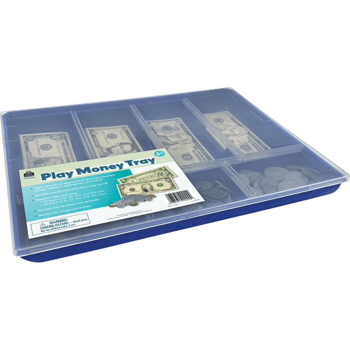 Play Money Tray-Time & Money-Tools 4 Teaching-Classroom Decor and More