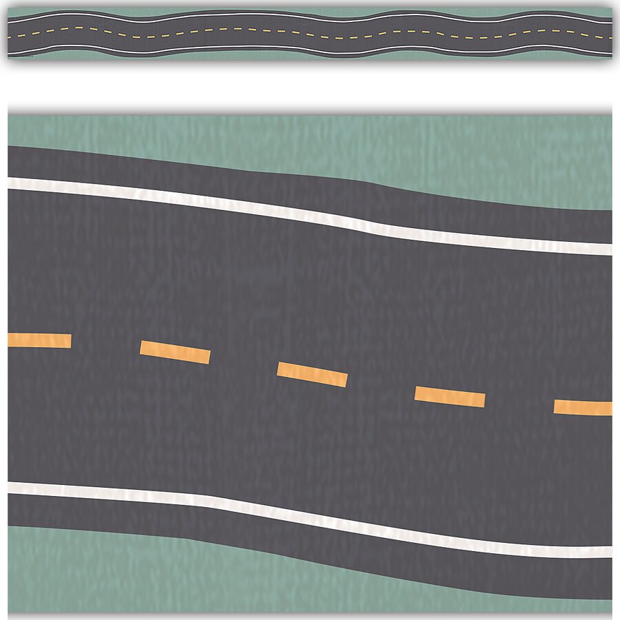 Road Trip Straight Border Trim-Borders-Tools 4 Teaching-Classroom Decor and More