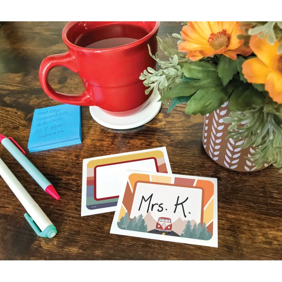 Moving Mountains Road Trip Name Tags/Labels - Multi-Pack-Nameplates &amp; Name Tags-Tools 4 Teaching-Classroom Decor and More