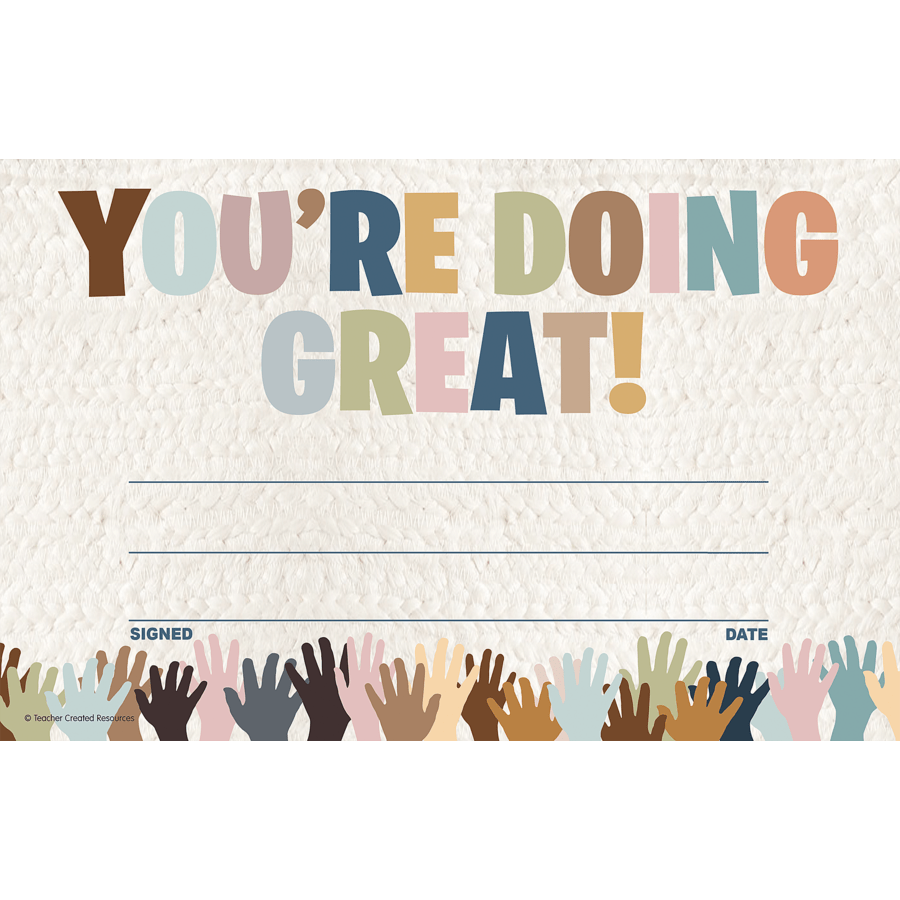 Everyone is Welcome You're Doing Great! Awards-Awards-Tools 4 Teaching-Classroom Decor and More