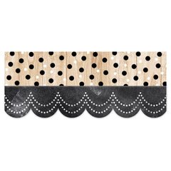 *Core Decor Polka Dots on Wood EZ Border-Borders-Tools 4 Teaching-Classroom Decor and More