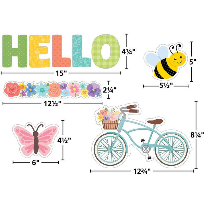 Hello Spring Create and Decorate Quick Kit-Tools 4 Teaching-Classroom Decor and More