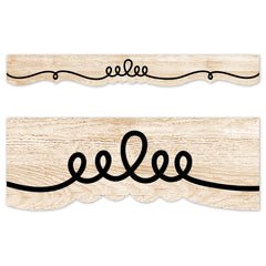 *Core Decor Loop-de-Doodle on Wood EZ Border-Borders-Tools 4 Teaching-Classroom Decor and More