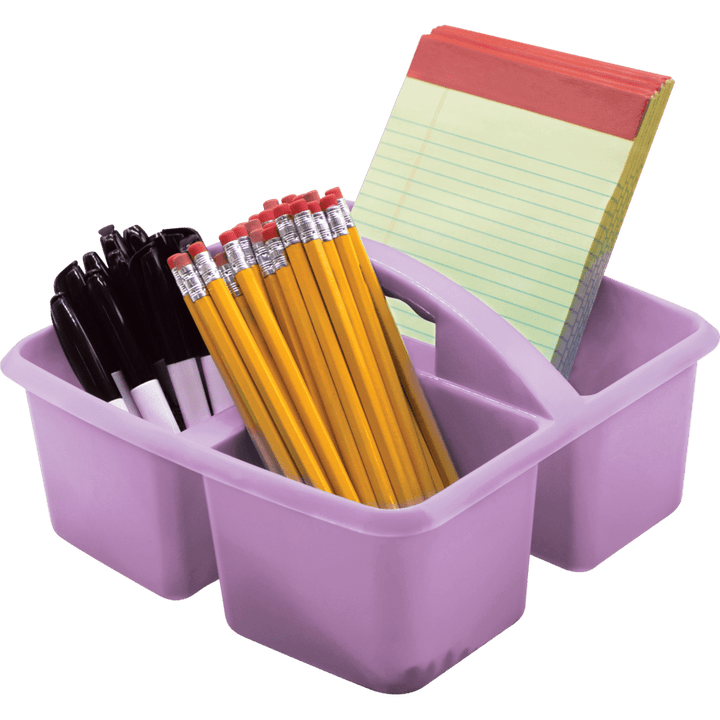 Plastic Storage Caddy: Lavender-Organization-Tools 4 Teaching-Classroom Decor and More