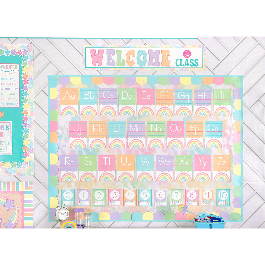 Pastel Pop Scalloped Die-Cut Border Trim-Borders-Tools 4 Teaching-Classroom Decor and More