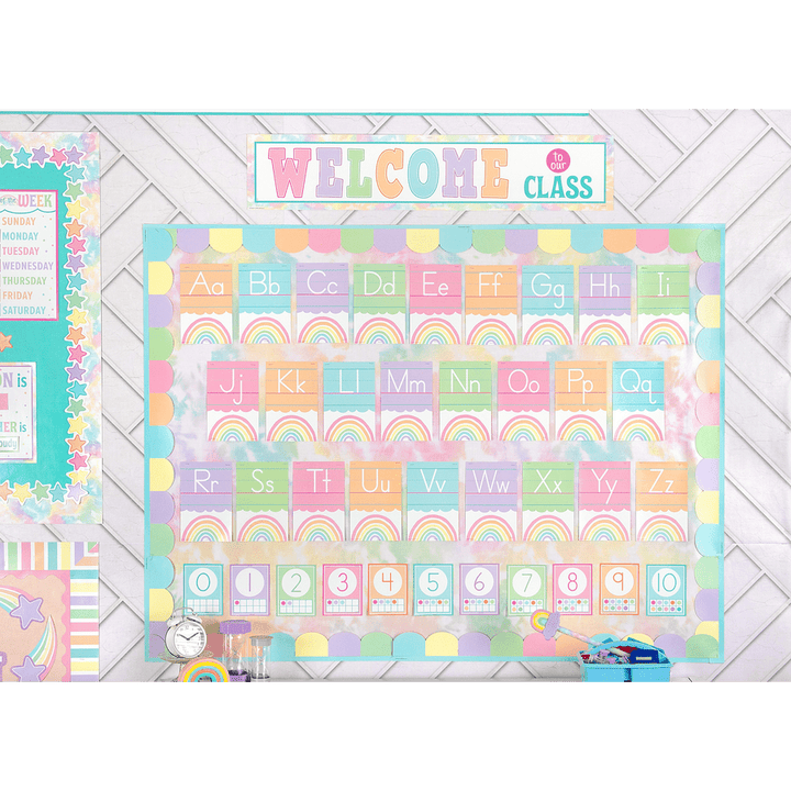 Pastel Pop Scalloped Die-Cut Border Trim-Borders-Tools 4 Teaching-Classroom Decor and More