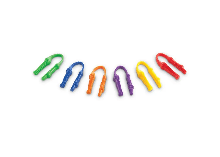 Gator Grabber Tweezers™, Set of 12-Fine Motor-Tools 4 Teaching-Classroom Decor and More