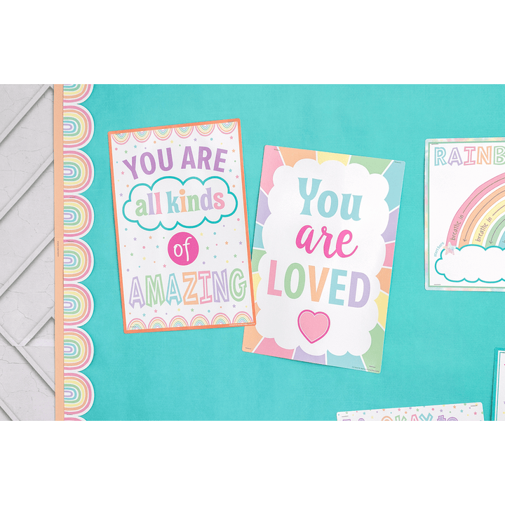 Pastel Pop Calming Strategies Small Poster Pack-Bulletin Board Sets-Tools 4 Teaching-Classroom Decor and More