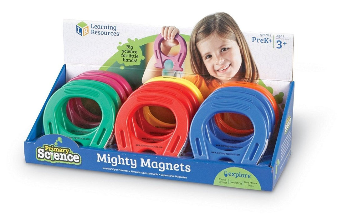 5" Mighty Magnets (Assorted)-Science & STEM-Tools 4 Teaching-Classroom Decor and More