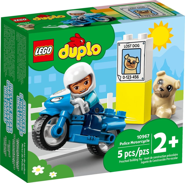 LEGO® DUPLO® Police Motorcycle-LEGO-Tools 4 Teaching-Classroom Decor and More