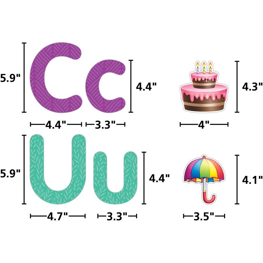 Alphabet Art Bulletin Board-Bulletin Board Sets-Tools 4 Teaching-Classroom Decor and More