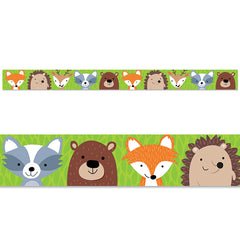 Woodland Friends EZ Border-Borders-Tools 4 Teaching-Classroom Decor and More