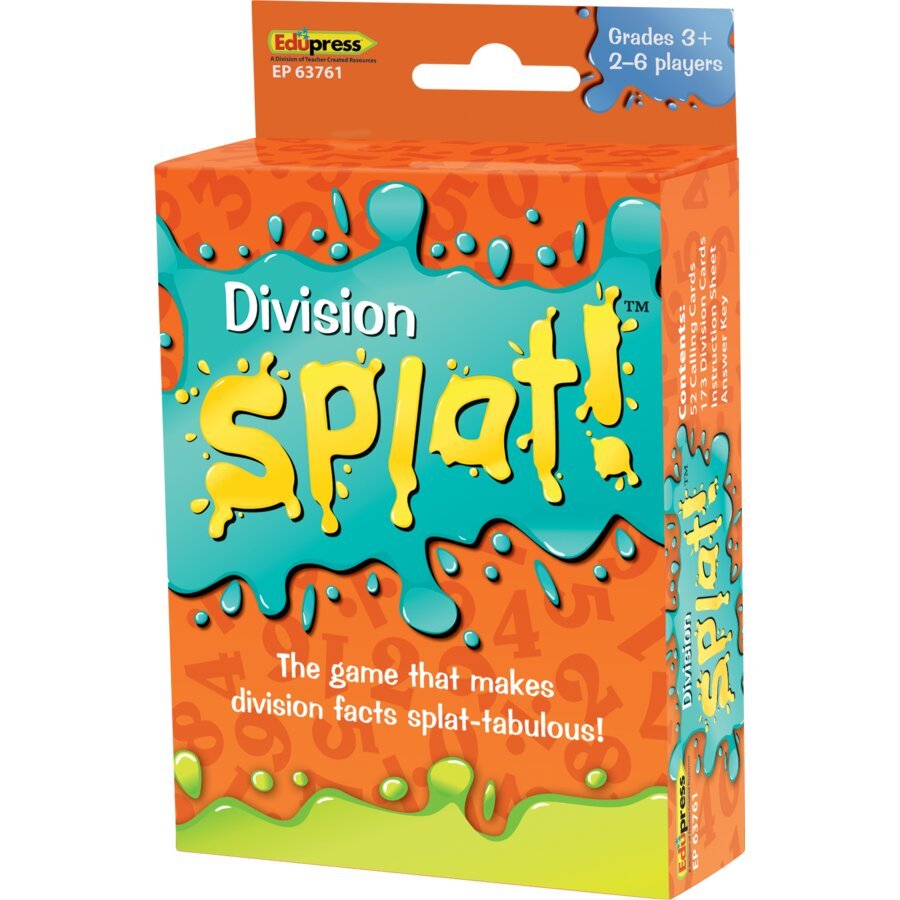 Math Splat Game: Division-Multiplication & Division-Tools 4 Teaching-Classroom Decor and More