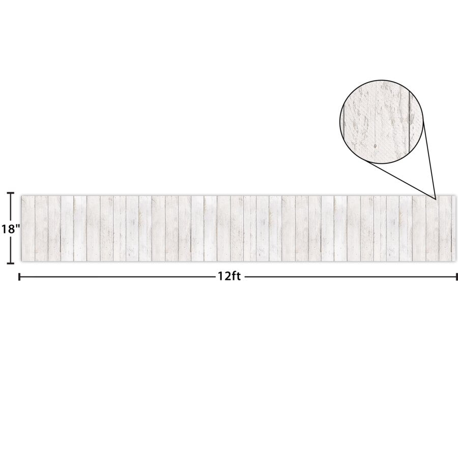 Better Than Paper® Bulletin Board Roll: Fun Size Vertical White Shiplap-Bulletin Board Paper - Better Than Paper-Tools 4 Teaching-Classroom Decor and More
