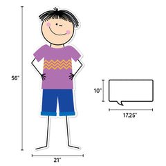 Stick Kids Jumbo Riley Giant Banner-Banner-Tools 4 Teaching-Classroom Decor and More