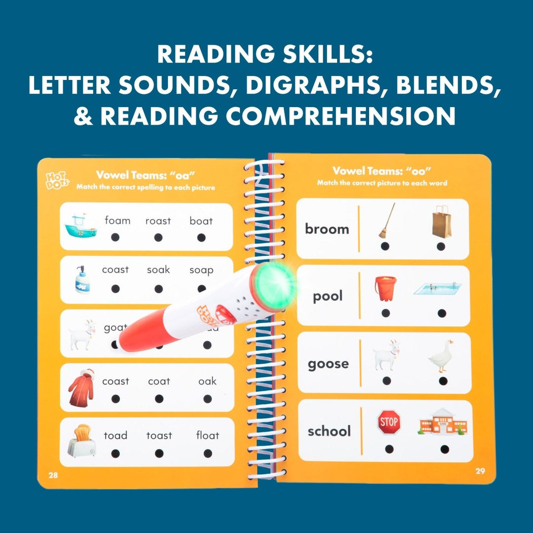 Hot Dots® First Grade Essentials Reading & Math Workbook-Hot Dots-Tools 4 Teaching-Classroom Decor and More