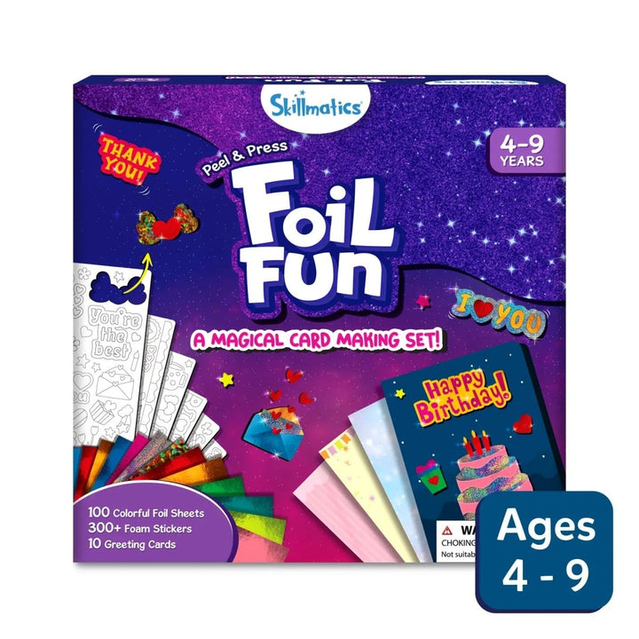 Foil Fun: Card Making Set | No Mess Art Kit (Ages 4-9)-Craft Activity-Tools 4 Teaching-Classroom Decor and More