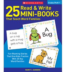 25 Read & Write Mini-Books That Teach Word Families-Subjects - Reading - Reading Books-Tools 4 Teaching-Classroom Decor and More