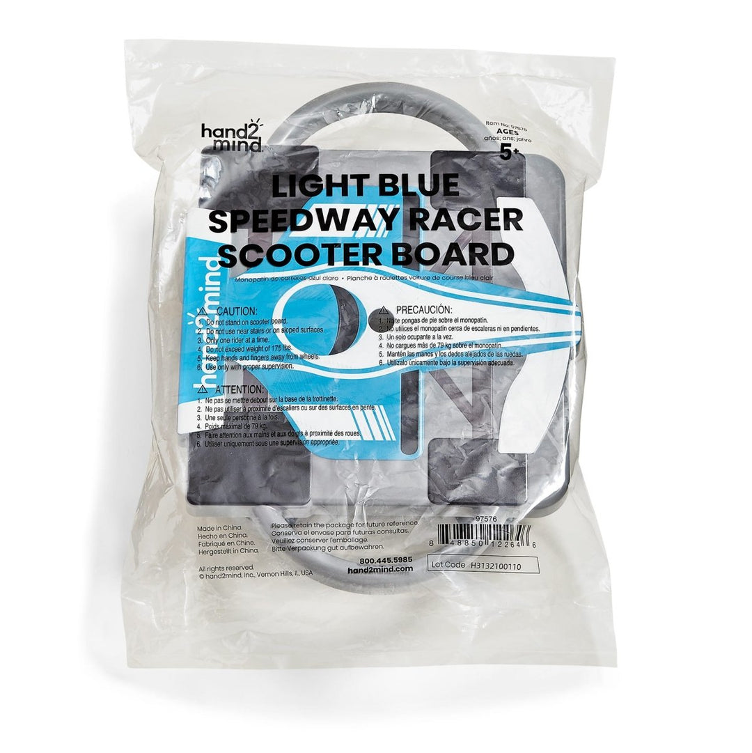 Speedway Racer Scooter Board, Light Blue-Active Play-Tools 4 Teaching-Classroom Decor and More