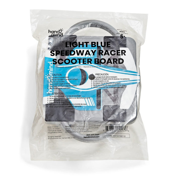 Speedway Racer Scooter Board, Light Blue-Active Play-Tools 4 Teaching-Classroom Decor and More