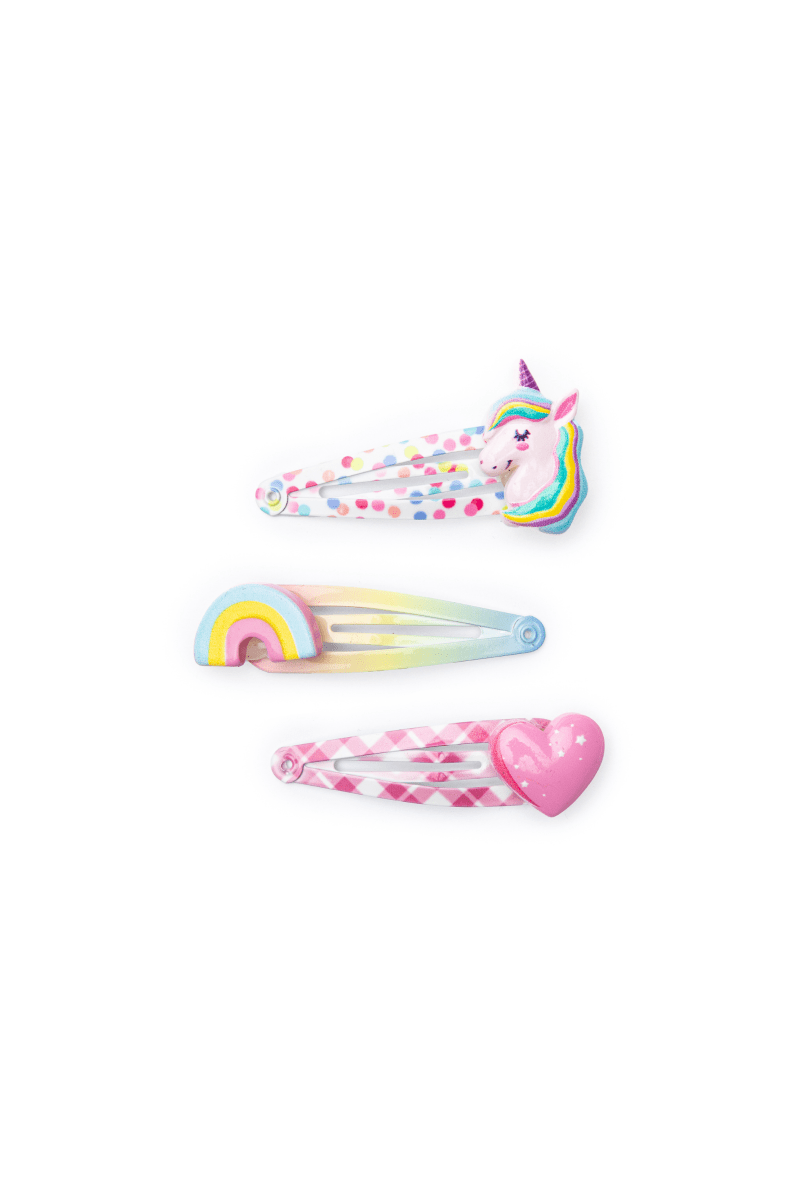 Unicorn Cutie Hairclips, 3pc-Dress Up & Jewelry-Tools 4 Teaching-Classroom Decor and More
