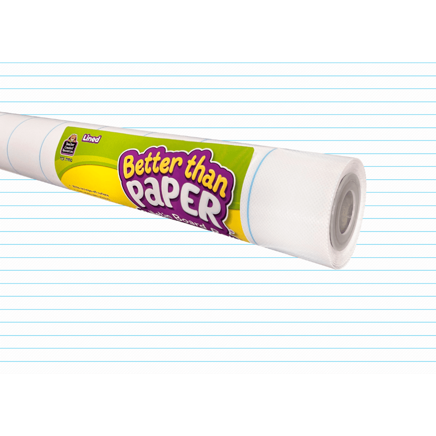 Better Than Paper® Bulletin Board Roll: Lined-Bulletin Board Paper - Better Than Paper-Tools 4 Teaching-Classroom Decor and More