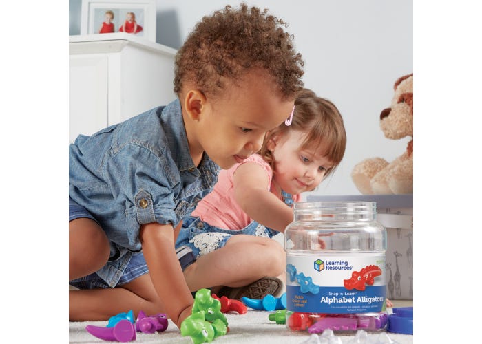 Snap-n-Learn™ Alphabet Alligators-Subjects - Reading - Alphabet-Tools 4 Teaching-Classroom Decor and More