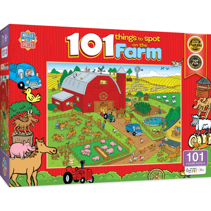101 Things to Spot on a Farm - 101 Piece Jigsaw Puzzle-Puzzles-Tools 4 Teaching-Classroom Decor and More