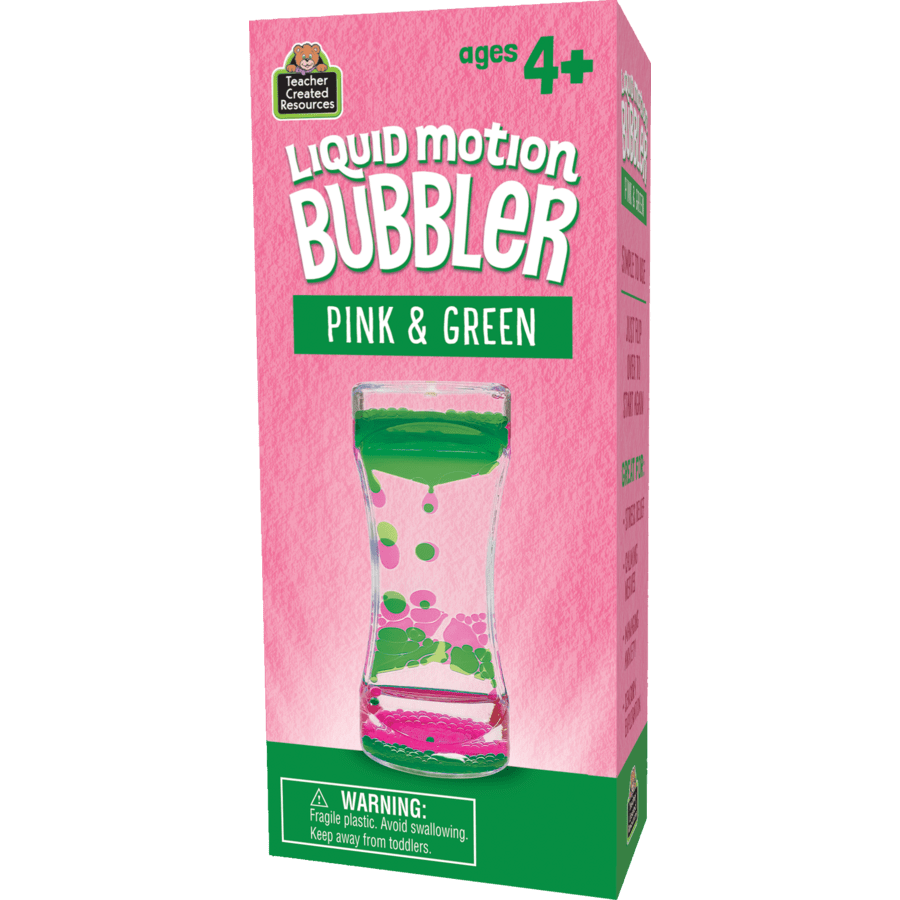 Pink & Green Liquid Motion Bubbler-Fidgets-Tools 4 Teaching-Classroom Decor and More