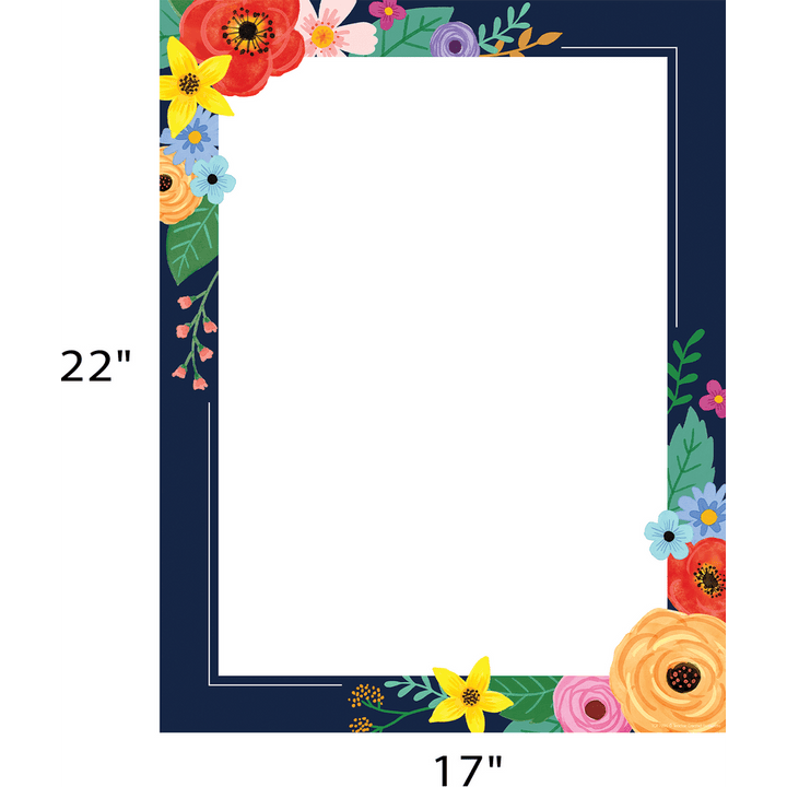 Wildflowers Blank Chart-Charts-Tools 4 Teaching-Classroom Decor and More