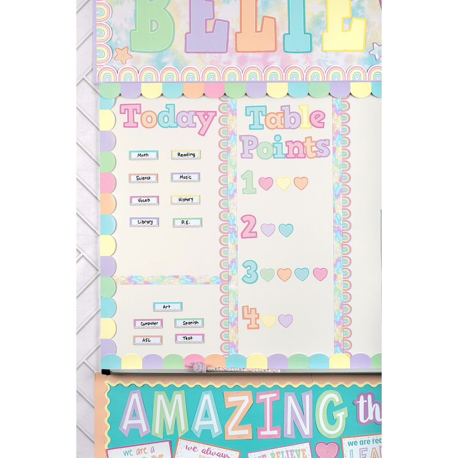 Pastel Pop Hearts Mini Accents-Tools 4 Teaching-Classroom Decor and More