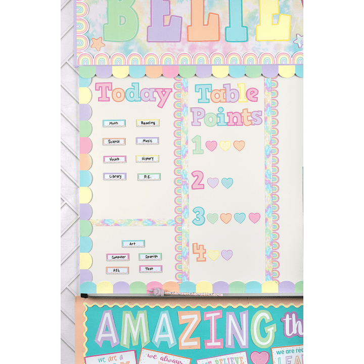 Pastel Pop Hearts Mini Accents-Tools 4 Teaching-Classroom Decor and More