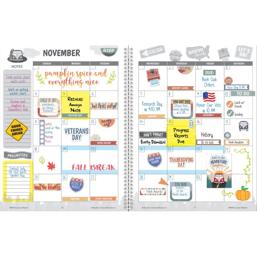 Moving Mountains Road Trip Teacher Plan Book-Record & Plan Books-Tools 4 Teaching-Classroom Decor and More